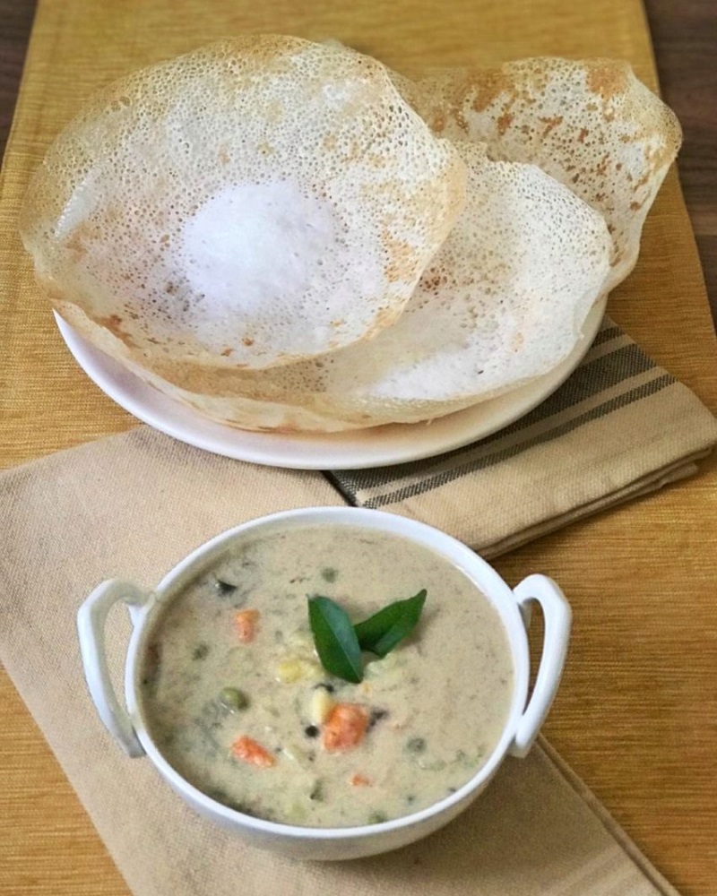 Appam with Stew