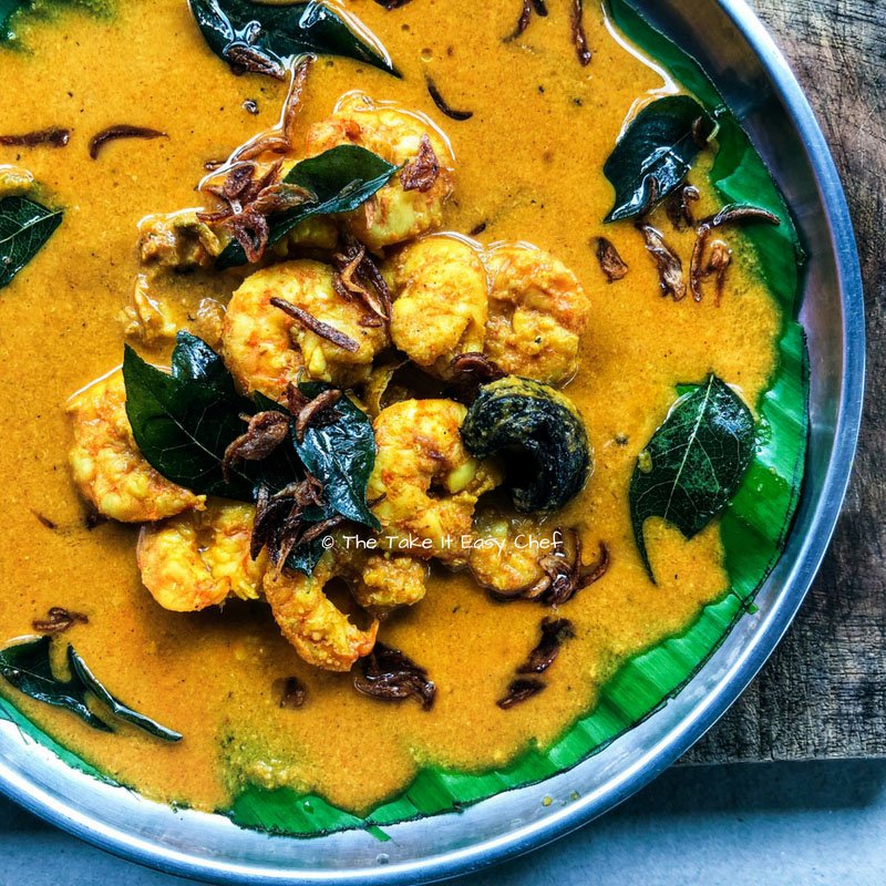 Kerala Style Prawn Curry
